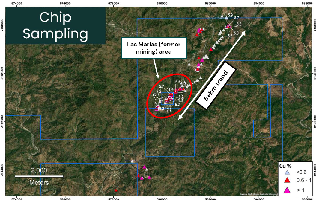 Figure 2: Axo's La Huerta project claims